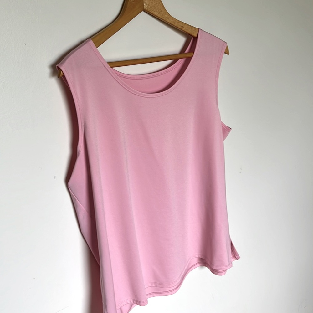 Susan Graver Baby Pink xl tank